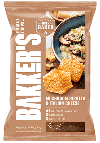 BAKED POTATO CHIPS Risotto & Italian Cheese